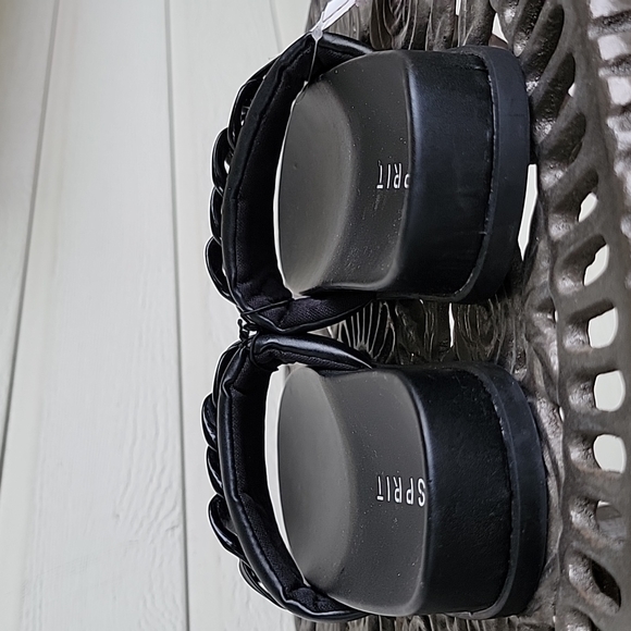 NWT Esprit Della Faux leather slide size 8,5M black. - Picture 10 of 13